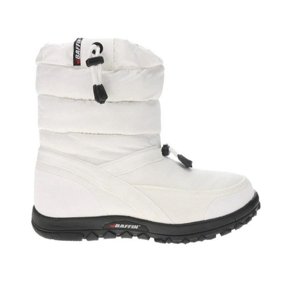 NEW Baffin Cloud Low Waterproof Winter Boots Womens 11 White Casual Pull On